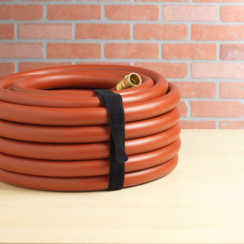 VELCRO Brand ONE-WRAP Ties | Reusable Pre-cut and Self Gripping | For Bundling Hoses, Wood, Heavy Duty Extension Cords | 3 Ct 23” x 7/8” | Black - 90700 3 Ties - NewNest Australia