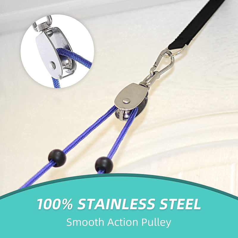 Fanwer Shoulder Pulley - Multi-Use Pulleys for Shoulder Rehab Over Door - Arm Rehabilitation Assisting Exercise Equipment for Rotator Cuff Recovery, Improve Flexibility Stretching, Range of Motion - NewNest Australia