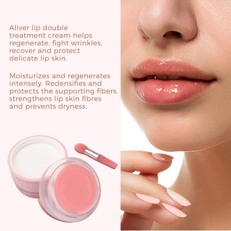 Lip Sleep Mask with two kinds of effective collagen peptide, lip scrub to remove dead skin and intensive lip repair treatment,a Lip mask for dry peeling lips, a lip balm for lip care (Strawberry) - NewNest Australia