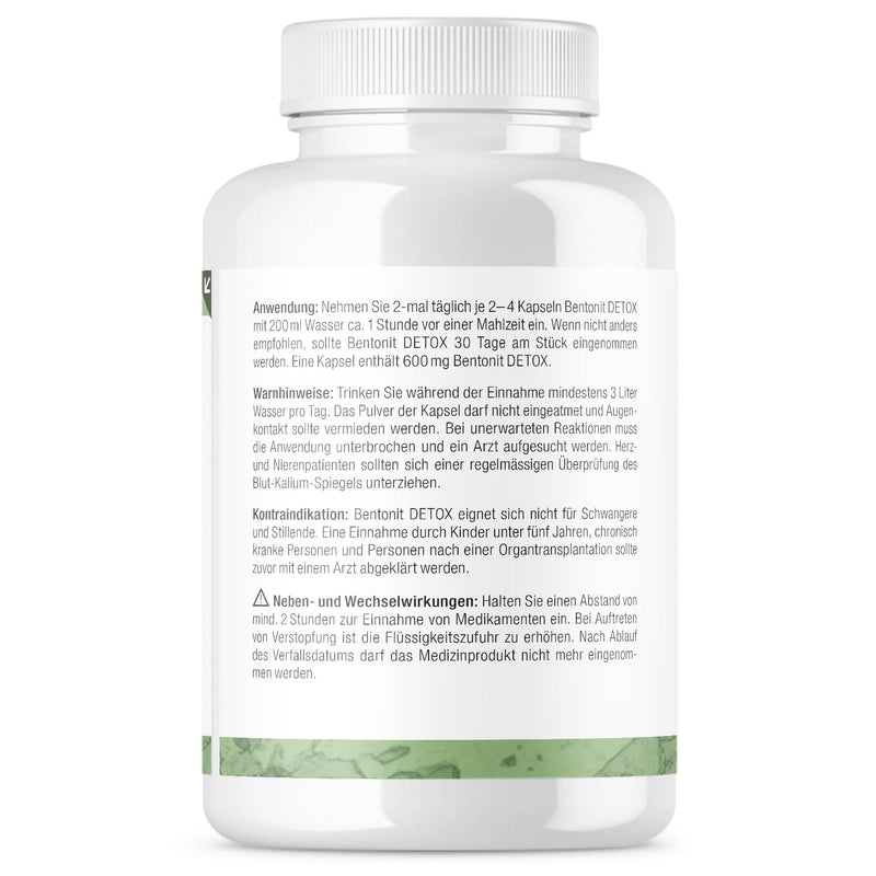 SIMPLE CLEAN - 4-week intestinal treatment - intestinal cleansing in capsule form - gentle and effective - with bentonite detox, Combi Flora SymBIO and organic psyllium husks - NewNest Australia