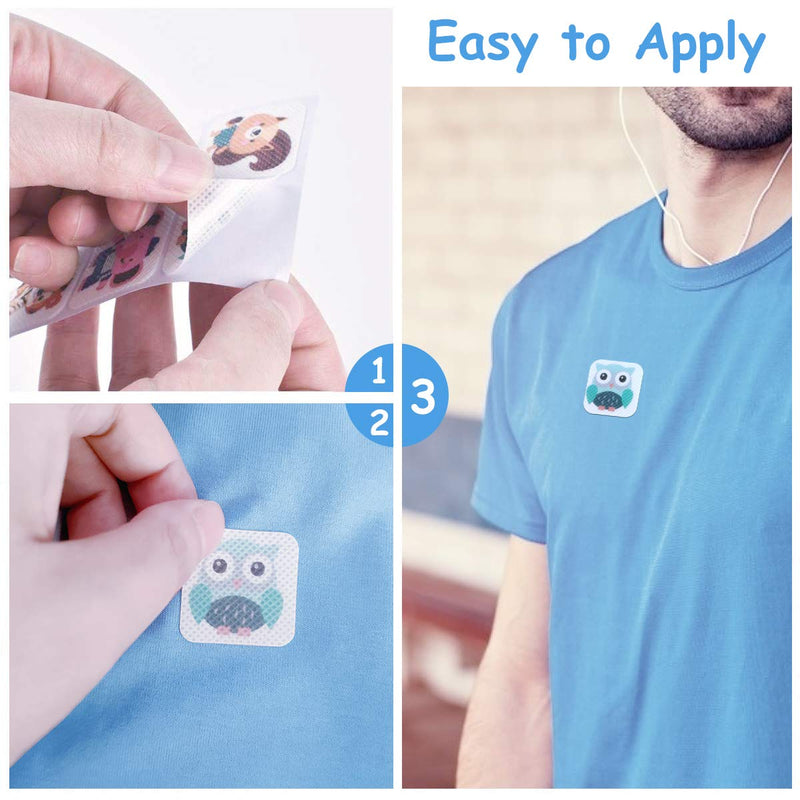 BuggyBands 120 Pack Mosquito Patches Stickers for Adult Kids, Resealable Stickers with 2Pack Mosquito Bracelet, Mosquito Patches for Kids, Mosquito Patches Stickers for Outdoor Camping & Travel - NewNest Australia