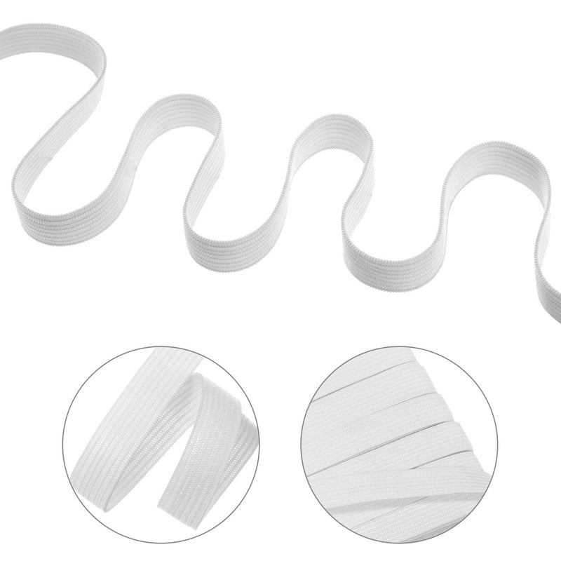 Elastic White Elastic for Sewing Knit Elastic Band (1/2 Inch x 22 Yards) 1/ 2 Inch x 22 Yards - NewNest Australia
