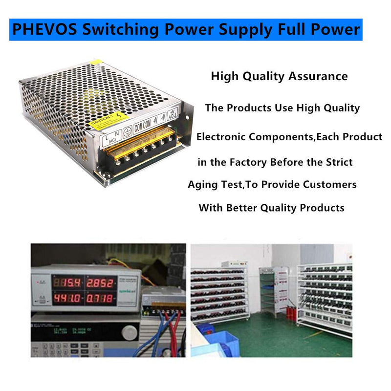 PHEVOS 5V 12A 60Watt Universal Switching Power Supply for Raspberry PI Models CCTV Radio Project WS2812B WS2811 WS2801 LED Strips Pixel Lights - NewNest Australia