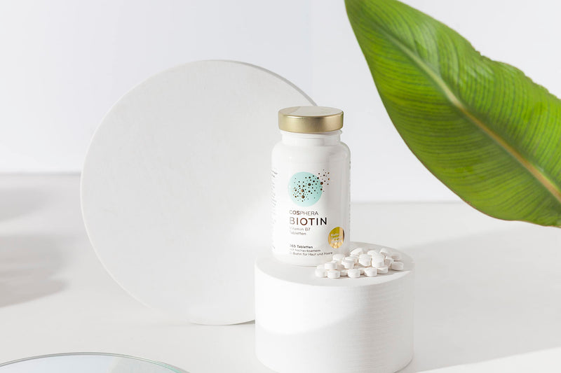 Biotin tablets - High dose with 10,000 mcg D-biotin per tablet - 365 vegan tablets in a 1-year supply - for beautiful hair and skin - Vitamin B7 contributes to the maintenance of normal skin and hair - NewNest Australia