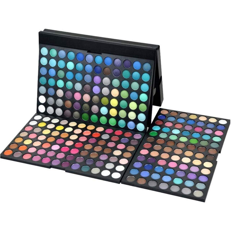 FantasyDay Professional Eyeshadow Palette Makeup Contouring Kit - 252 Colours Highly Pigmented Nudes Warm Natural Matte Shimmer Cosmetic Eye Shadows Pallet Powder Palette - NewNest Australia