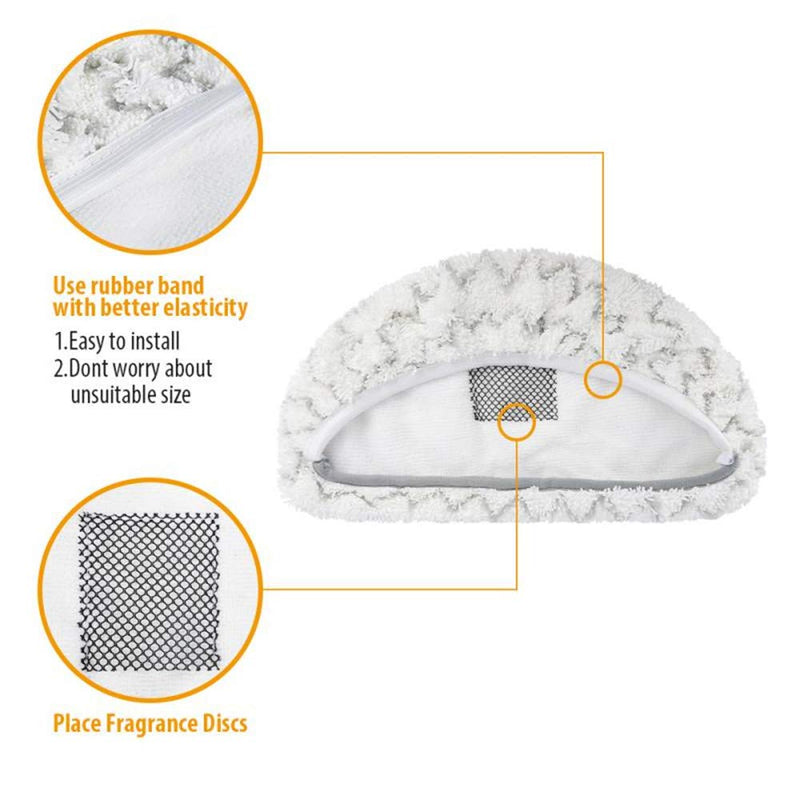 6 PCS Steam Mop Replacement Pads for Bissell Powerfresh Steam Mop Pads Compatible with 1940 1440 1544 Series 19402 19404 19408 19409 1940a 1940f 1940q 1940t 1940w - NewNest Australia