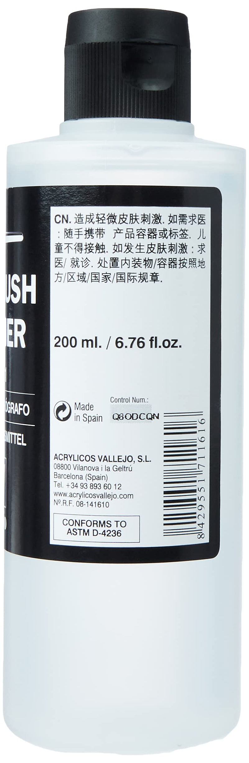 Vallejo Airbrush Thinner 200ml Paint - NewNest Australia