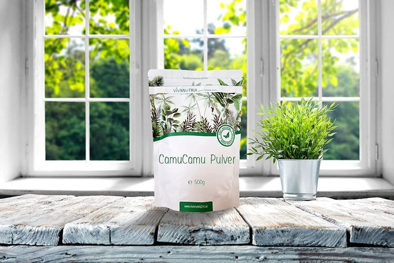 VivaNutria Camu Camu powder 500g I Camu Camu vitamin C powder high dosage I Camu-Camu as a superfood powder for smoothies shakes cereal topping and much more. I natural vitamin CI vegan 500 g (pack of 1) - NewNest Australia