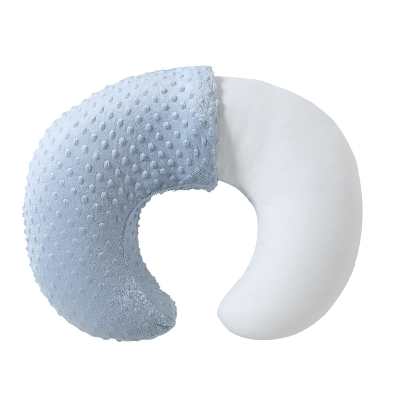 Nursing Pillow Cover, Minky Breastfeeding Pillow Slipcover Snugly Fits for Nursing Pillow for Baby Boys and Girls, Premium Quality Microfiber, Ultra Soft Comfortable (Baby Blue) Baby Blue - NewNest Australia