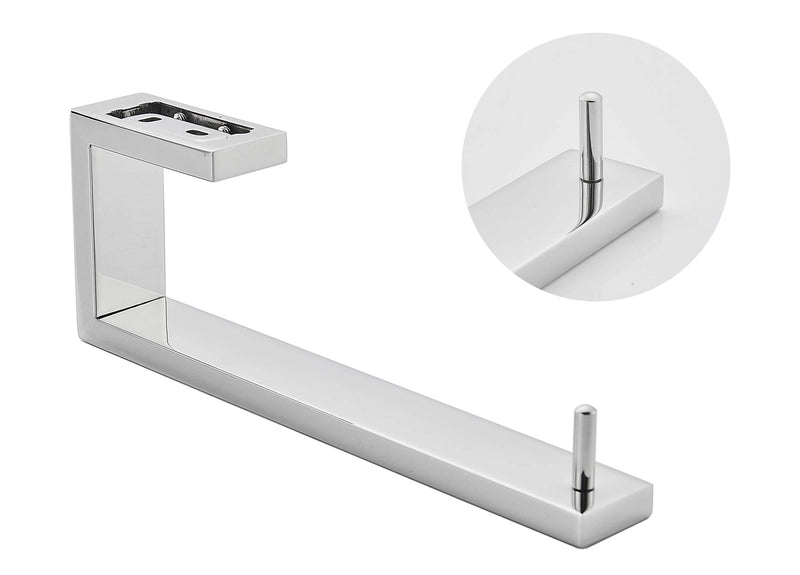 Hand Towel Holder, Towel Bar Stainless Steel SUS304, Towel Hanger Hardware Set for Bathroom, Kitchen, Cabinet, Laundry Room, Chrome Polish Finished & Wall Mounted - NewNest Australia