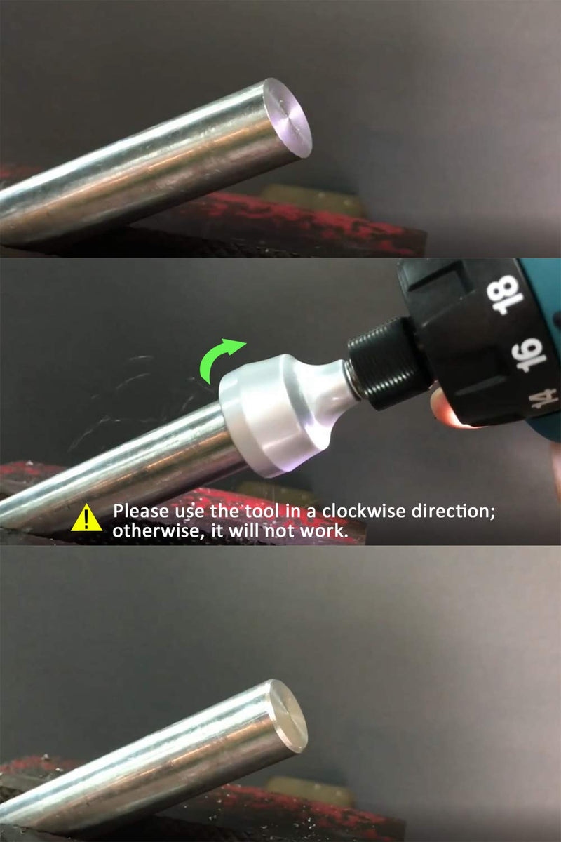 ORXPLUS Tools Deburring External Chamfer Tool, Deburring Drill Bit, Remove Burr Tools Quick Release Shank Fits for 1/8"-3/4"(3mm-19mm) Deburring Drill Bit 3mm-19mm - NewNest Australia