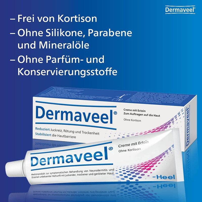 Dermaveel - for neurodermatitis & eczema, relieves itching, without cortisone, cream 30 ml 30 ml (pack of 1) - NewNest Australia