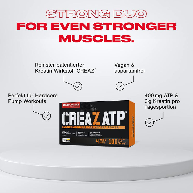 Body Attack Creaz ATP, 1 pack (1 x 100 capsules) - NewNest Australia