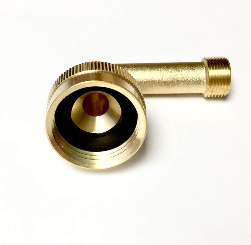 Shark Industrial Premium No-lead brass dishwasher swivel connector elbow fitting 3/8" comp x 3/4" FHT - NewNest Australia