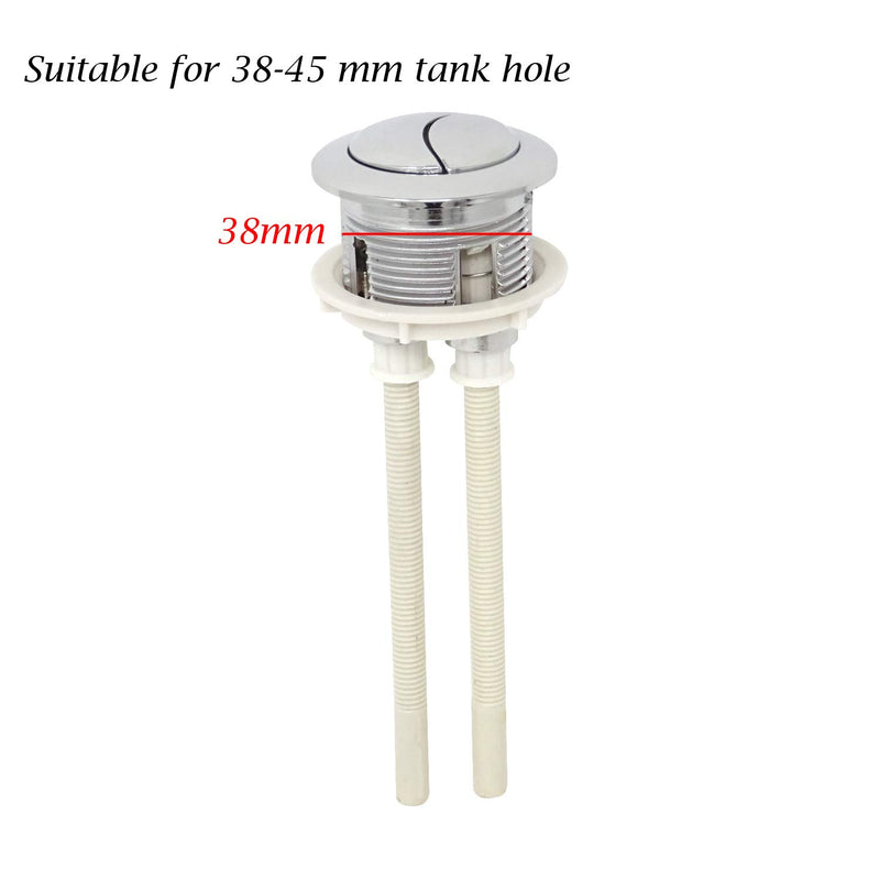 Honbay Dual Flush Toilet Water Tank Push Button, 38mm Thread Diameter (38mm) - NewNest Australia