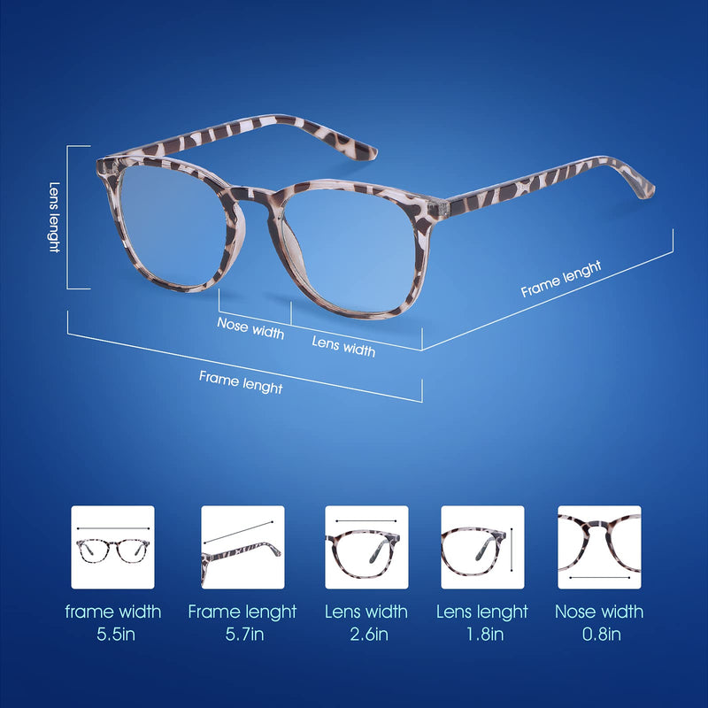 Vimbloom Blue Light Filter Glasses, Computer Glasses ‚ Pc And Gaming Uv Blue Light Blocking Glasses, Anti-Reflective Glasses For Women And Men ‚ Without Strength - NewNest Australia