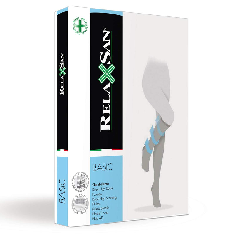 Relaxsan Basic 950 Knee Socks Prevents Graduated Compression 280 Denier 22-27 mmhg - NewNest Australia