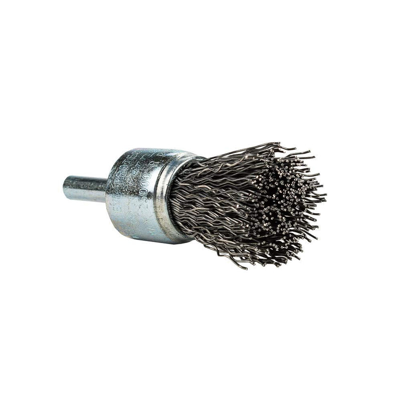 Forney 60001 End Brush, Coarse Crimped Wire with 1/4-Inch Shank, 1-Inch - NewNest Australia