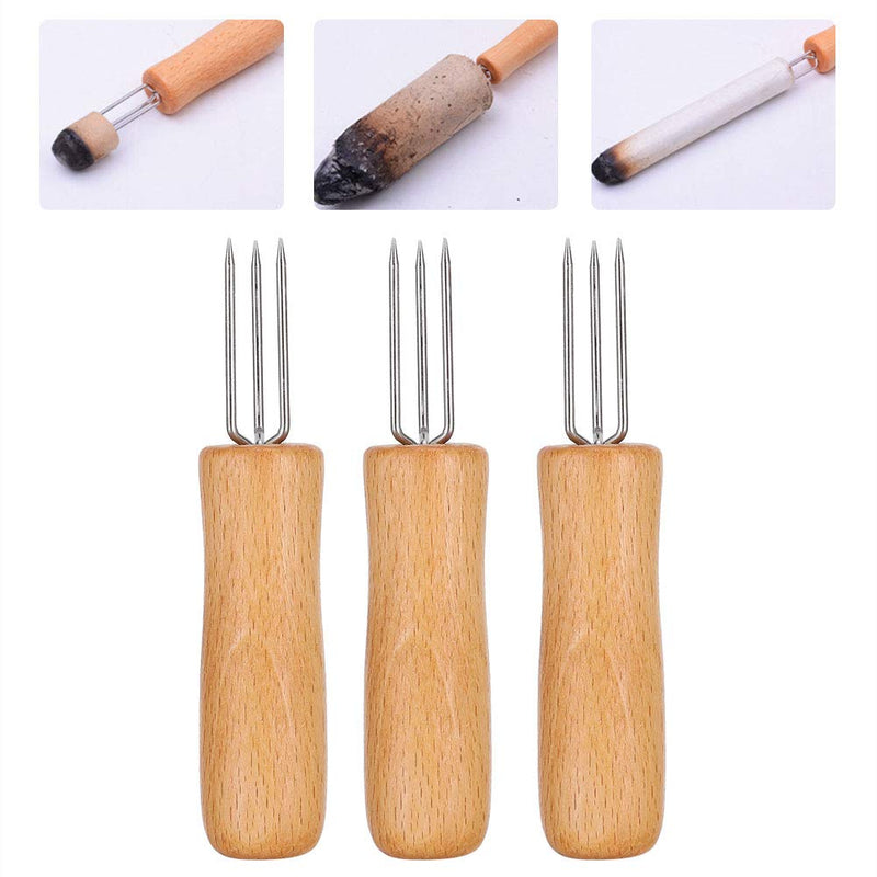 3 Pieces Moxa Roller Extender Tool For Smokeless Moxa Stick Cone Mugfoot Paper Rolls, Moxibustion Stick Extender, Anti-Scalding Health Care Tools, Acupuncture Massage Tool - NewNest Australia
