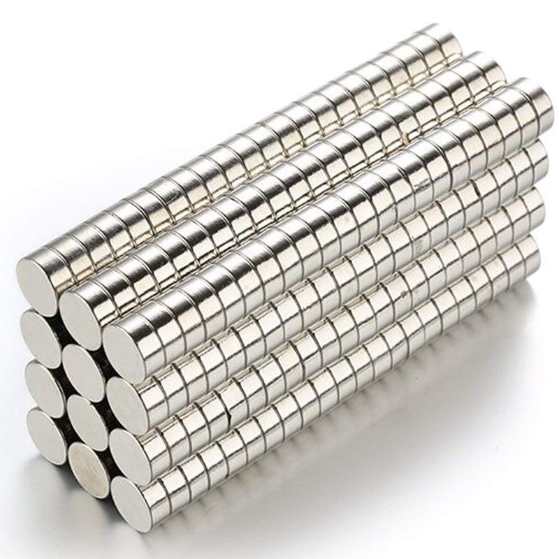 DIYMAG Small Refrigerator Magnets, 100Pcs Tiny Magnets Round Magnets for Crafts, Premium Brushed Nickel Fridge Magnets, Office Magnets- Come with a Storage Case 8x3-100p - NewNest Australia