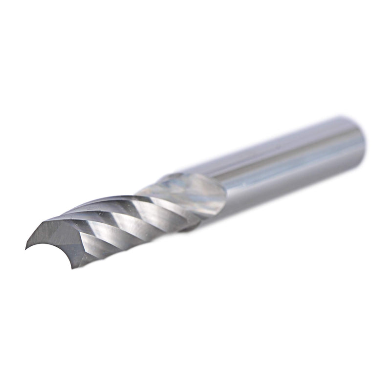 SpeTool Single Flute (O Flute) Spiral End Mill Aluminum Cutter Carbide Router 1 inch Cutting Length with 1/4Inch Shank for Aluminum Acrylic PVC MDF Plastic - NewNest Australia