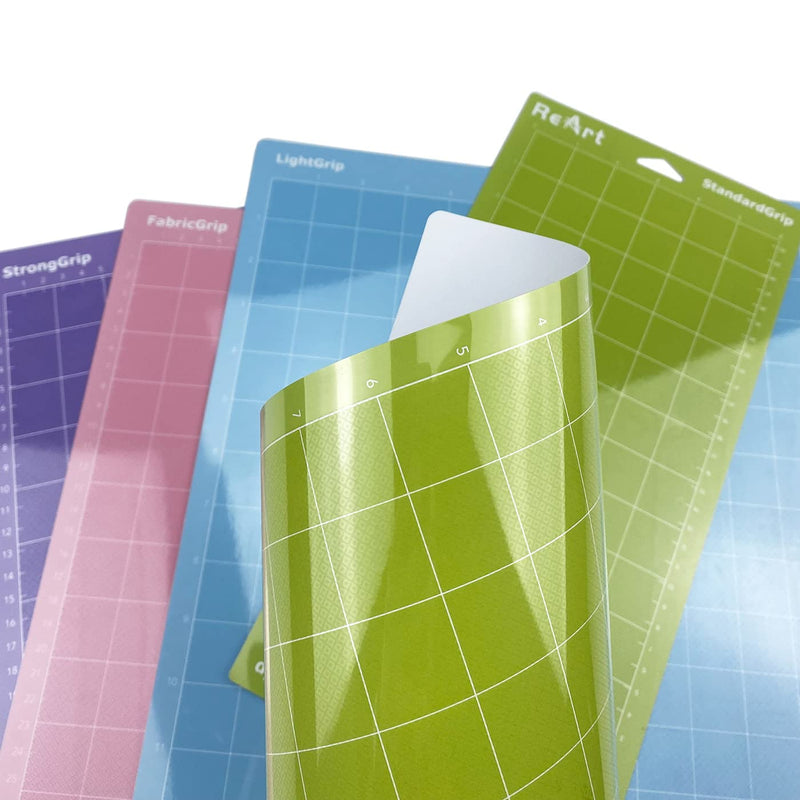ReArt Standard Grip Adhesive Cutting Mat 6 x 12 Inch For Cricut - 3 Pack - NewNest Australia