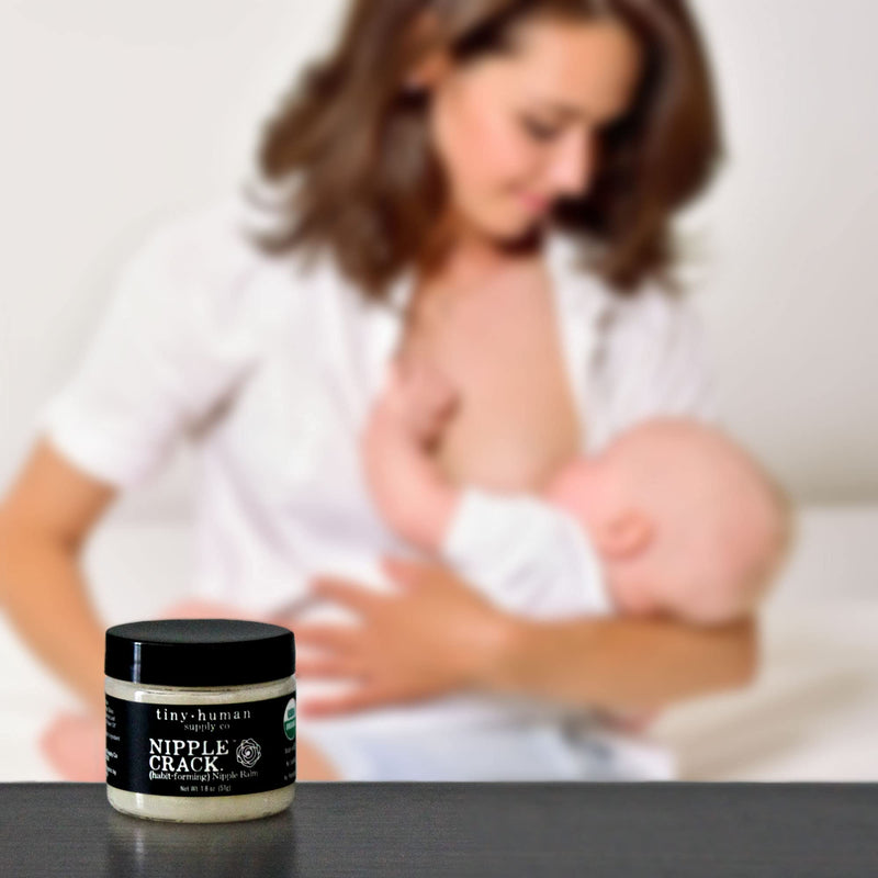 Organic Nipple Cream, Nipple Crack Lanolin Free Nipple Butter, Balm for Breastfeeding Mother, No Need to Wash Off, Safe for Baby and Mama 1.8 Ounce (Pack of 1) - NewNest Australia