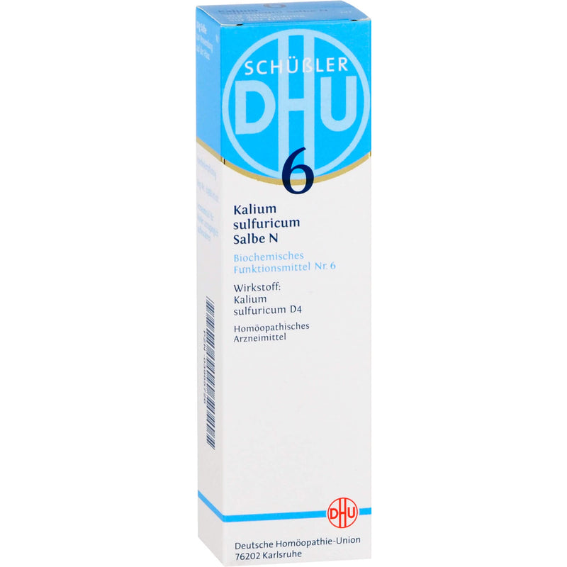 DHU Schüßler salt No. 6 Kalium sulfuricum D4, the mineral salt of detoxification - the original, 50 g ointment - NewNest Australia