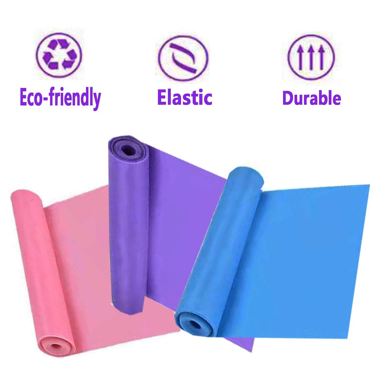 AILIFE Resistance Bands Set Women Men, Set of 3 Skin-Friendly Exercise Bands with 3 Resistance Levels, 1.5M Workout Resistance Bands Set for Strength Training,Yoga,Pilates,Fitness - NewNest Australia