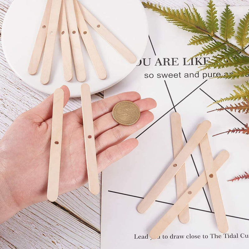Wooden Candle Wick Holders Pack of 150pcs Wick Centering Devices Candle Wick Bars for Candle Making … (4.5inch - 150pcs) 4.5inch - 150pcs - NewNest Australia