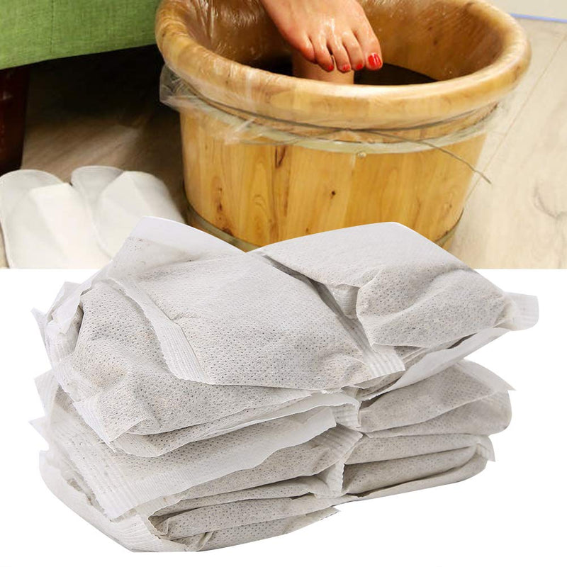 15g x 20pcs Wormwood Foot Bath Bag, Moxa Leaves Foot Bath SPA Powder Bag for Feet Health Care, Immunity Strengthen and Sleep Improval - NewNest Australia