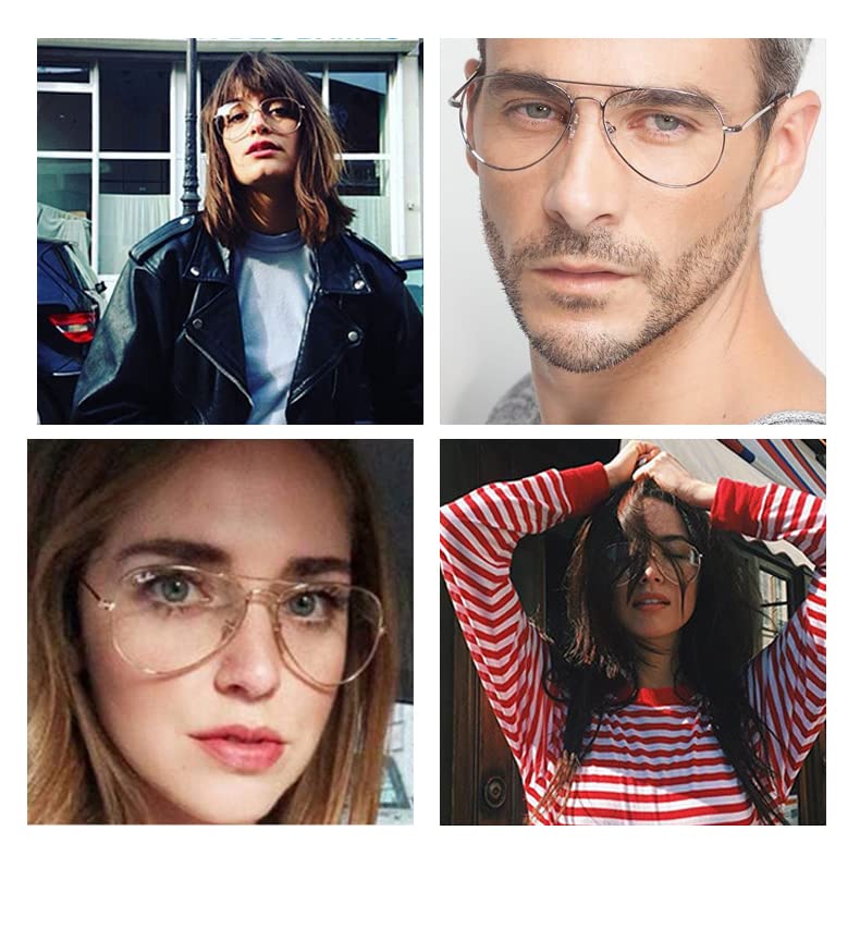 NEWVISION® reading glasses, reading aid for men and women, unisex vintage aviator glasses, metal glasses, retro glasses frames, pilot glasses, carnival women, Nv8132 titanium 1.5 x - NewNest Australia