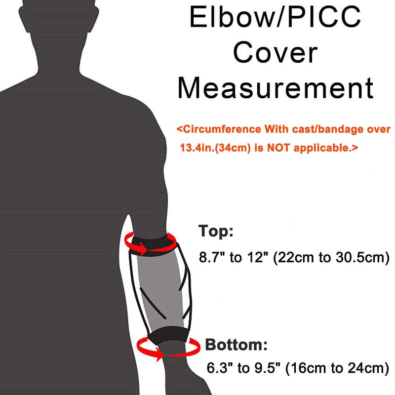CE Approved PICC Line Arm Cover Waterproof Cast Protector for Bath Shower Injured Arm Covers Protector Wound Cover for Shower Adult Arm Elbow Sleeve Arm Waterproof Cover Cast and Dressing Protector - NewNest Australia