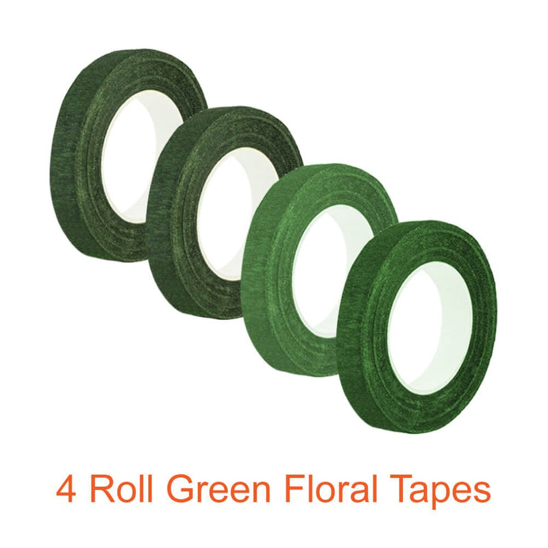 Paxcoo Floral Stem Arrangement Tools Kit with Wire Cutter Green Floral Tapes 26 Gauge Stem Wire and 22 Gauge Paddle Wire for Bouquet Stem Wrap Florist - NewNest Australia