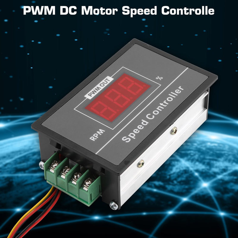 6-60V 12V 24V 36V 48V 30A PWM DC Motor Speed Controller Digital Regulator Variable Speed Switch Display LED Control Circuit Board Start Stop Switch - NewNest Australia