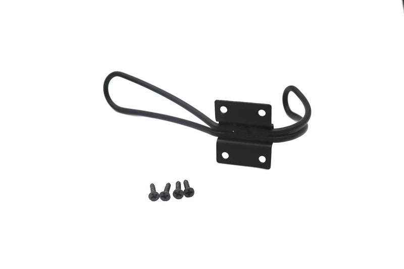 NewNest Australia - FGen 6pcs Premium Black Bathroom Toilet Hook, Heavy Black Entry Channel Hook, Coat Hook 