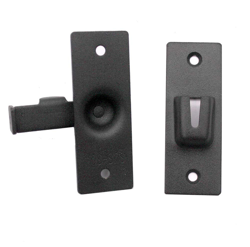 Black Large 90 Degree Stainless Steel Door Lock Large Dedicated Door Lock Barn Door Right Angle Lock Flip Door Lock Curved Door Buckle… - NewNest Australia