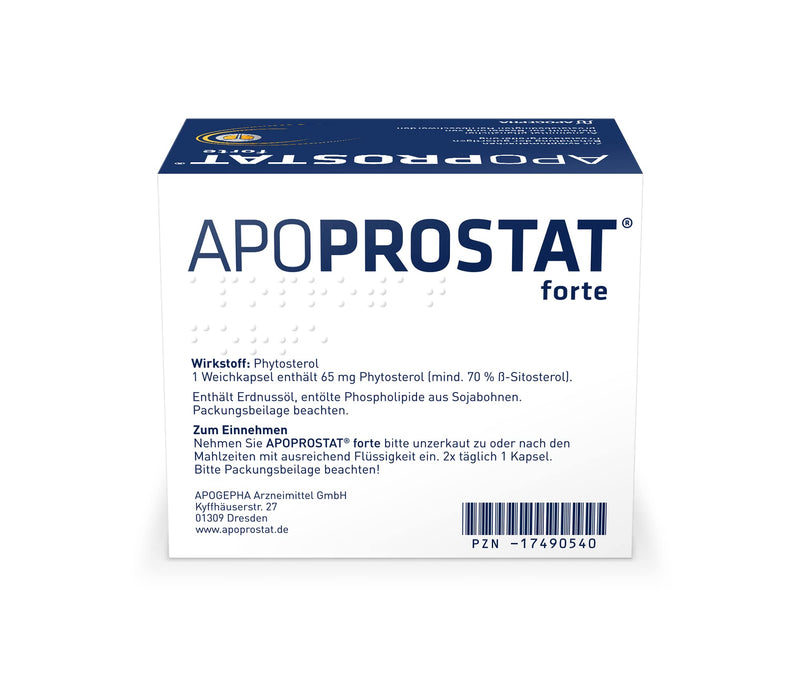 APOPROSTAT forte - reduces the need to urinate at night in prostate-related complaints - soft capsules, 120 pieces - NewNest Australia