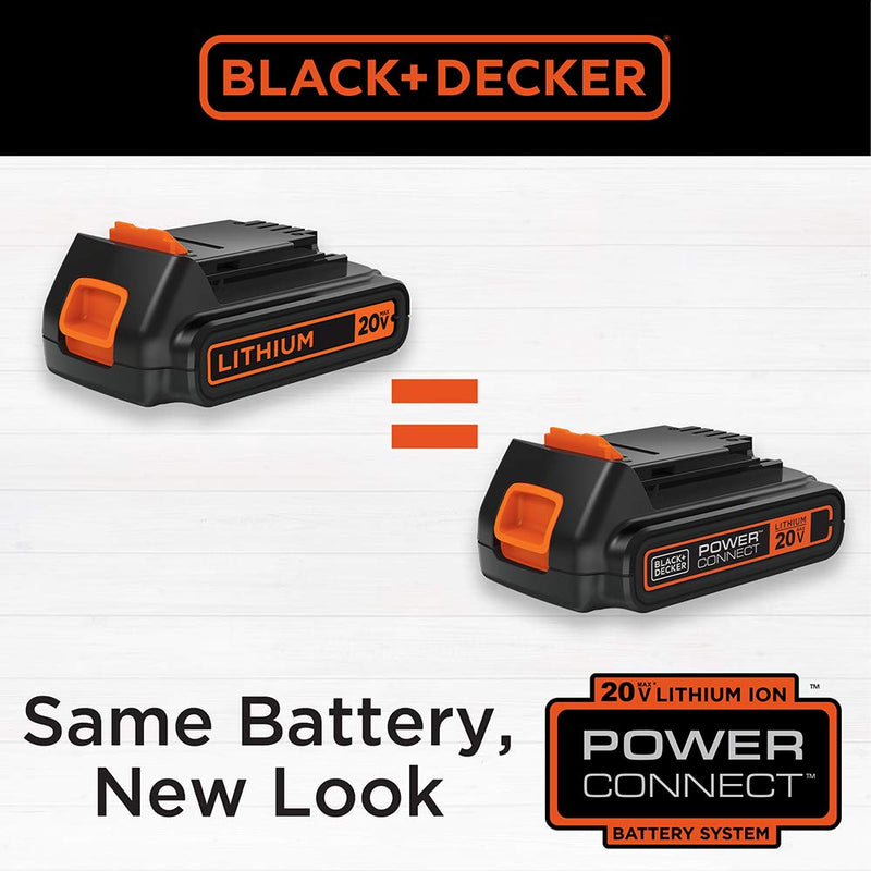 BLACK+DECKER 20V MAX Lithium Battery 2.0 Amp Hour (LBXR2020-OPE) 2.0 Ah Battery - NewNest Australia