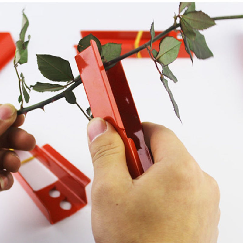 Zmmyr Red Iron Thorn Leaf Stripper Clip Not Easily Deformed Thorn Leaf Pruners Forceps for Rose Flower - NewNest Australia