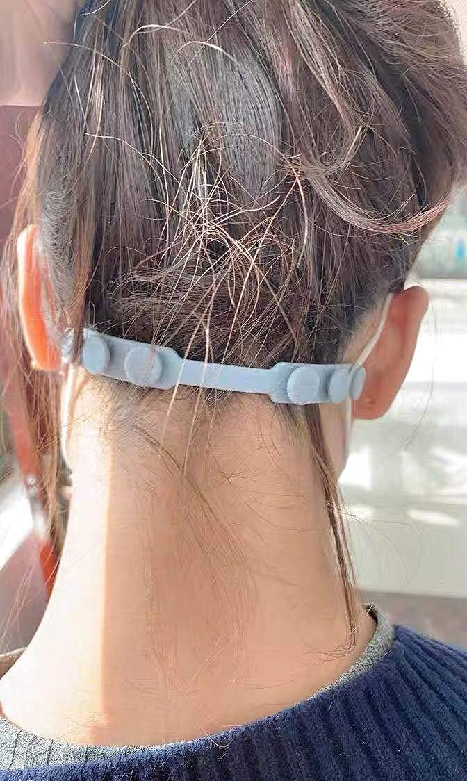 Neck Mask Holder Mask Ear Savers Ear Savers for Face Masks Mask Holder to Protect Ears Mask Strap for Back of Head Mask Ear Protectors for Adults Mask Holder Around Neck Silicone 6 Pack - NewNest Australia