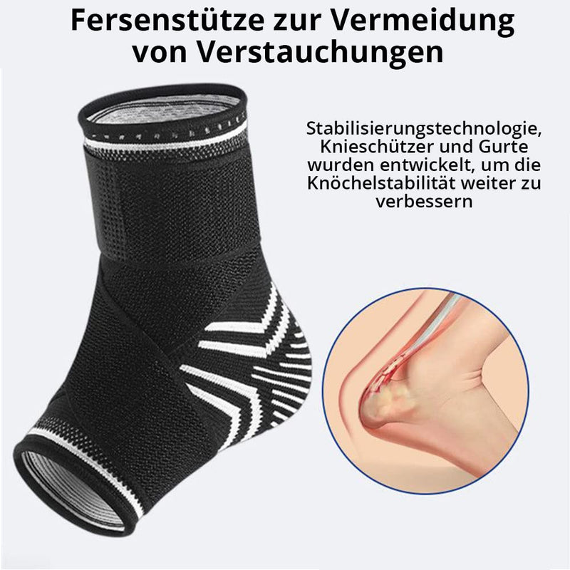Milaiun Ankle Brace, 1 Pair Ankle Brace With Velcro Fastening For Men And Women, Foot Brace Ankle Support For Sports Protection, Arthritis, Plantar Fasciitis (M, Black) - NewNest Australia