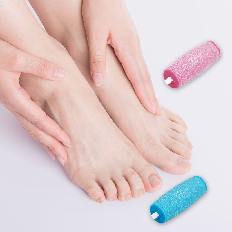 [Pack Of 12] Extra Coarse Mineral Replacement Rollers For Scholl Velvet Smooth Callus Remover Refill Rolls With Diamond Particles Replacement Rollers For Feet, Replacement Rollers With Replacement - NewNest Australia