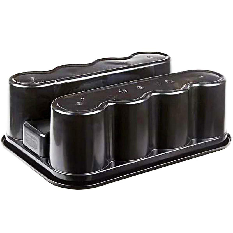 Rubbermaid Commercial Products Deluxe Carry Caddy for Cleaning Products, Spray Bottles, Sports/Water Bottles, and Postmates/Uber Eats Drivers, Black (FG315488BLA) 1 Pack - NewNest Australia