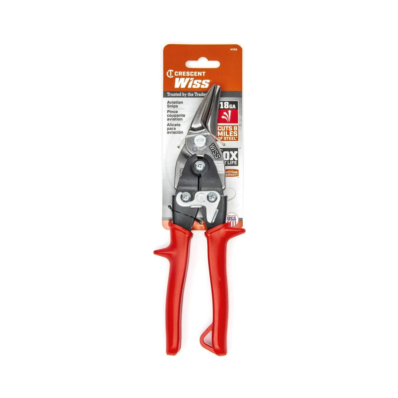 Crescent Wiss 9-3/4" MetalMaster® Compound Action Straight and Left Aviation Snips - M1R - NewNest Australia