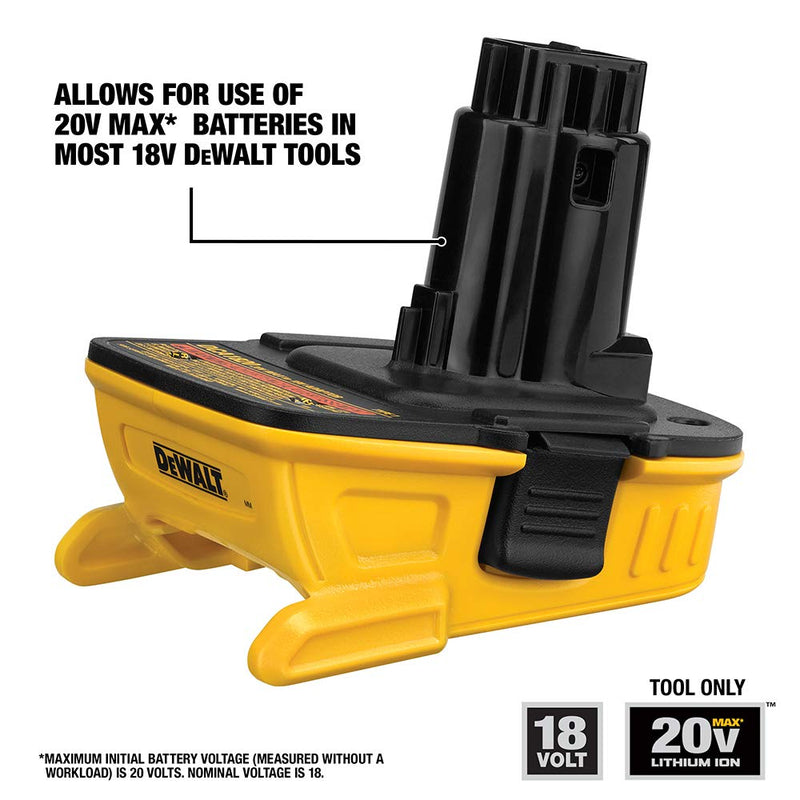 DEWALT 18v to 20v Adapter - Bare (DCA1820) Adapter w/o 20V batteries - NewNest Australia