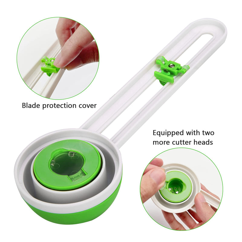 Circle Cutter Round Cutting Knife Model Patchwork Compass Circular Paper Scrapbooking Cards Cutters ( Green ) - NewNest Australia