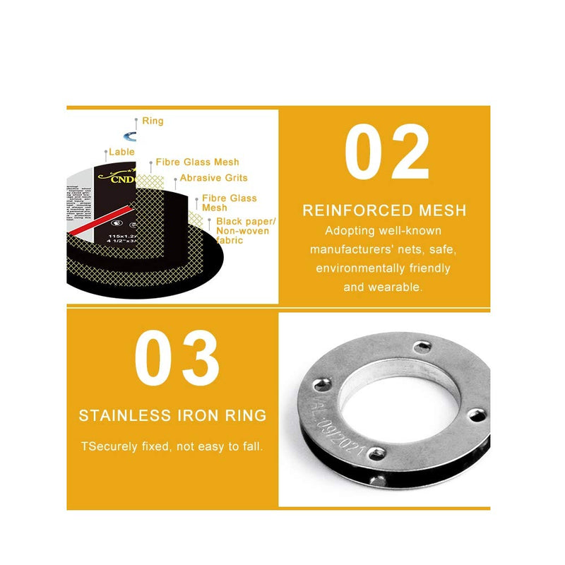 10 Pack Panlen Cutting Wheel,4-1/2 inch Metal &Stainless Steel Cut-Off Disc,Thin Metal Cutting Disc for Angle Grinder by Panlen (10) 10 - NewNest Australia