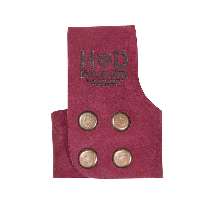 Hide & Drink, Leather Hammer Holder (Large), Axe Holster, Tool Organizer, Sheath and Case for Woodwork, Handmade Includes 101 Year Warranty :: Red Velvet Suede - NewNest Australia