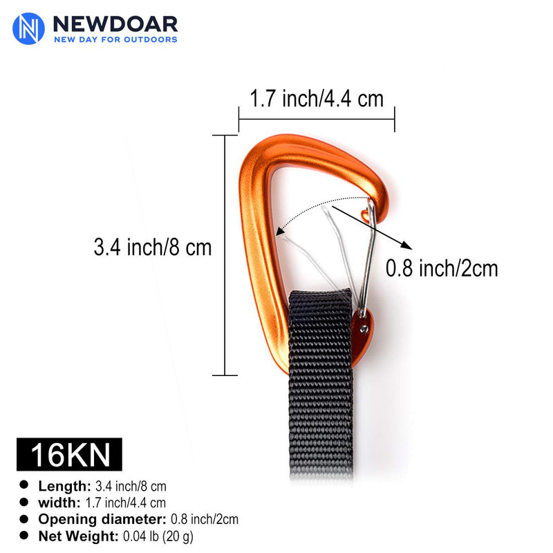 NewDoar Foot Ascender Loop for Climbing Tree Arborist Black red - NewNest Australia